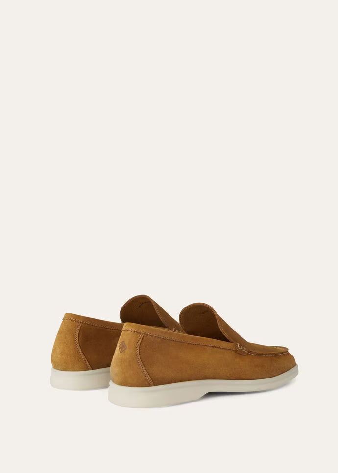 Mocha Ease – Formal Suede Moccasins