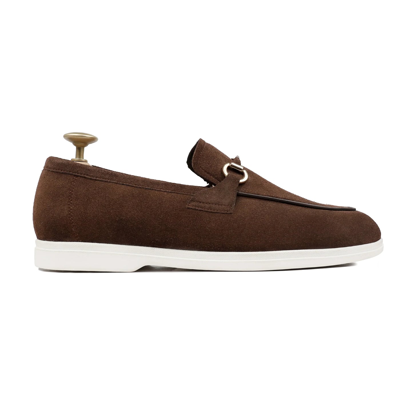 Castano Luxe – Dark Brown Suede Loafers