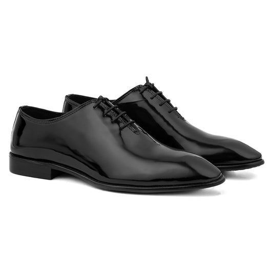 Olivaro Luxe – Black Wholecut Dress Shoes