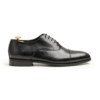Arvento Luxe – Black Leather Oxfords