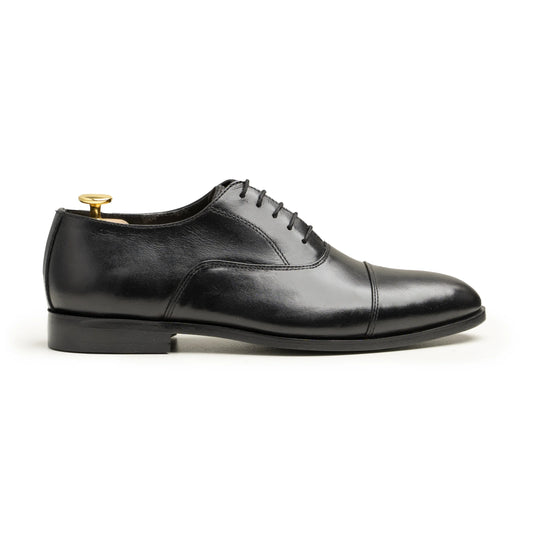 Arvento Luxe – Black Leather Oxfords