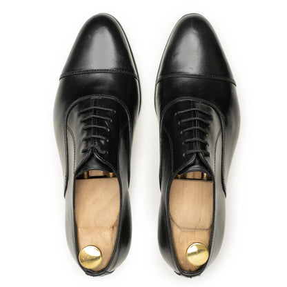 Arvento Luxe – Black Leather Oxfords