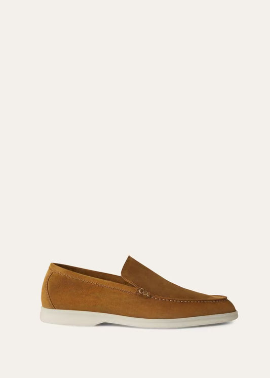 Mocha Ease – Formal Suede Moccasins